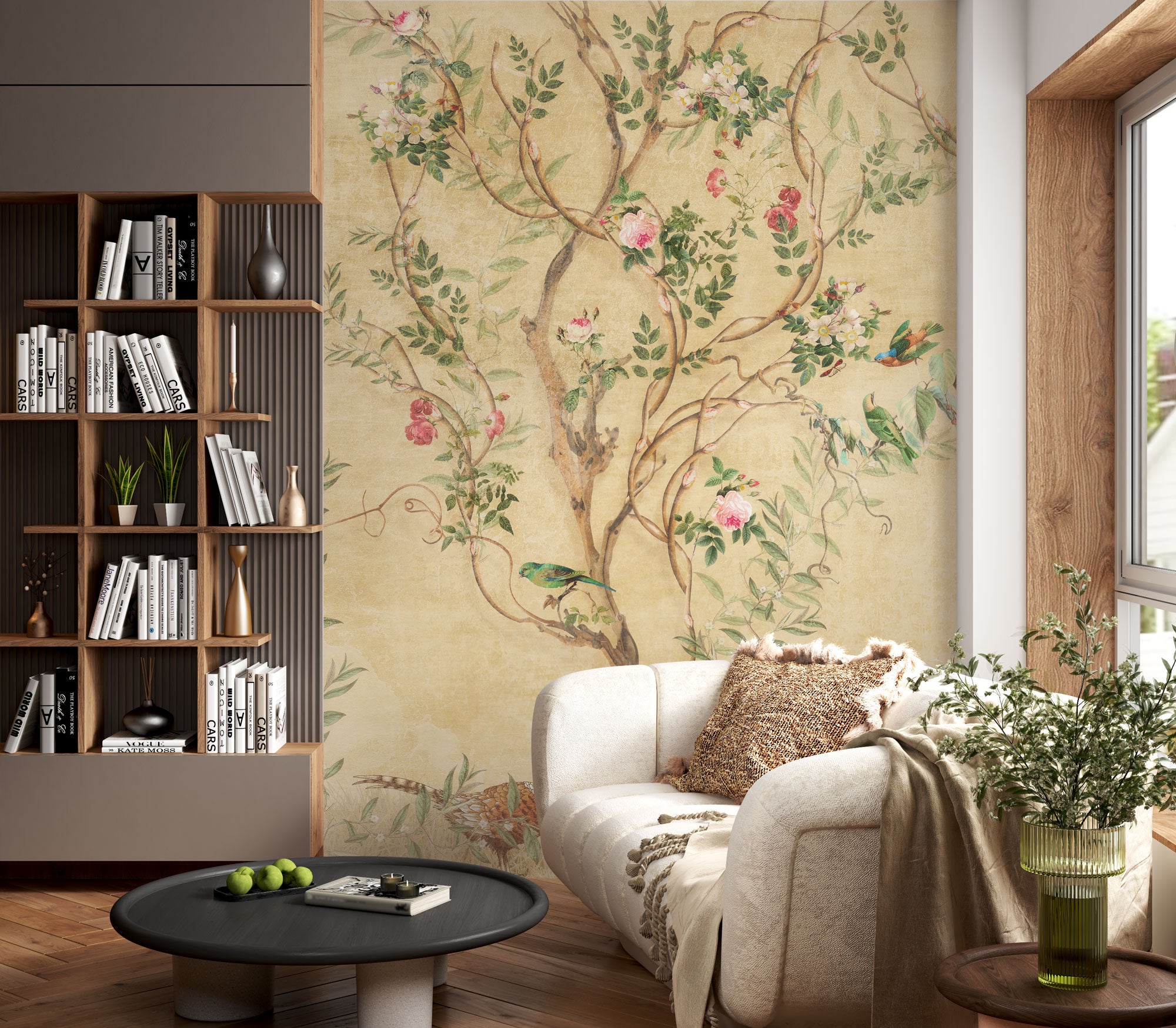 Retro Çin Tarzı Bahçe