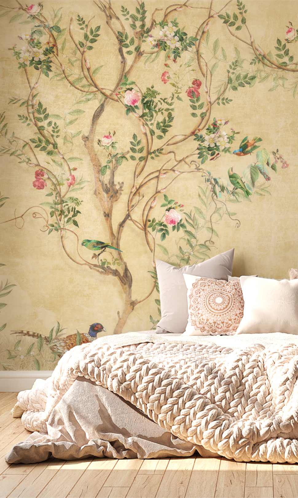 Retro Çin Tarzı Bahçe