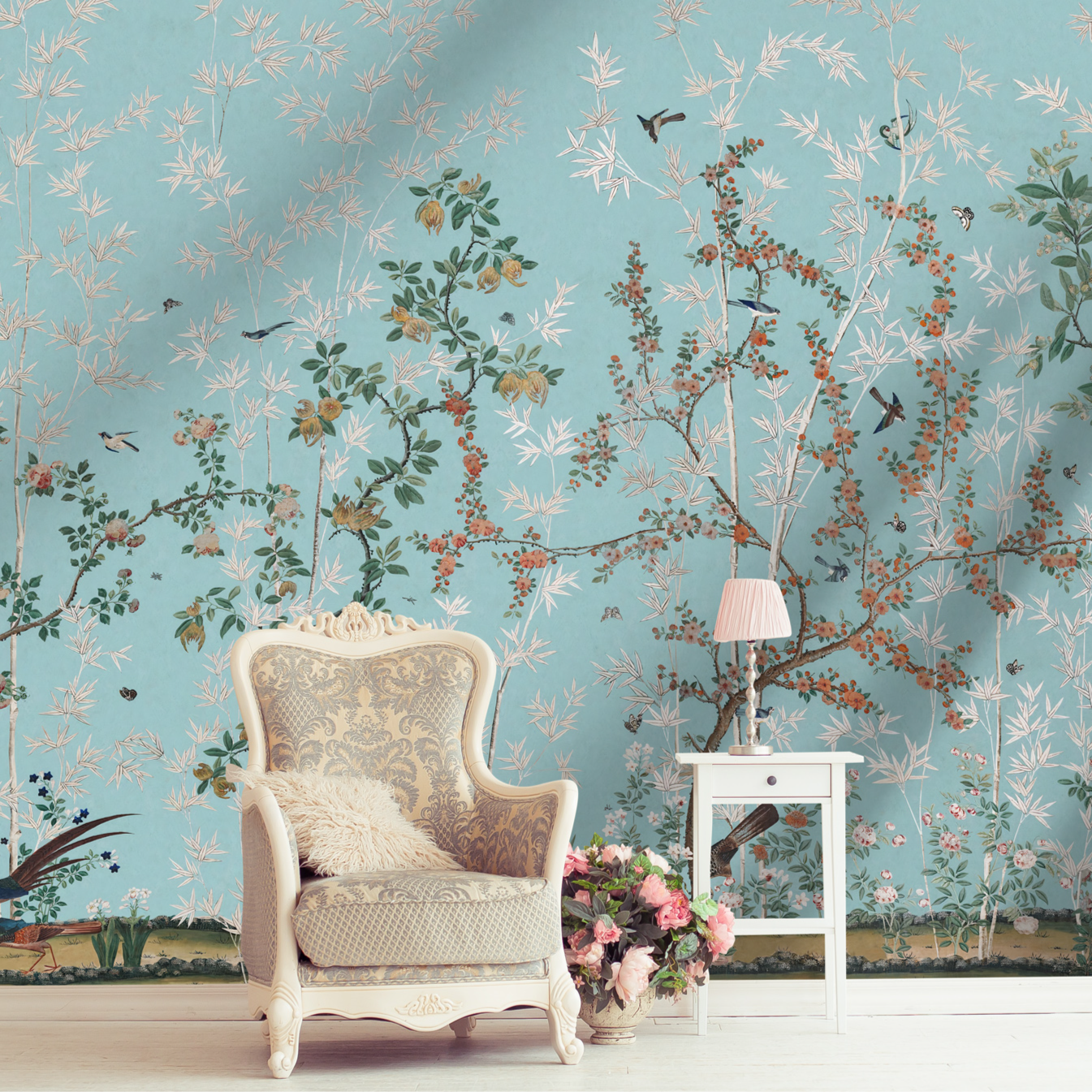 Blue Chinoiserie