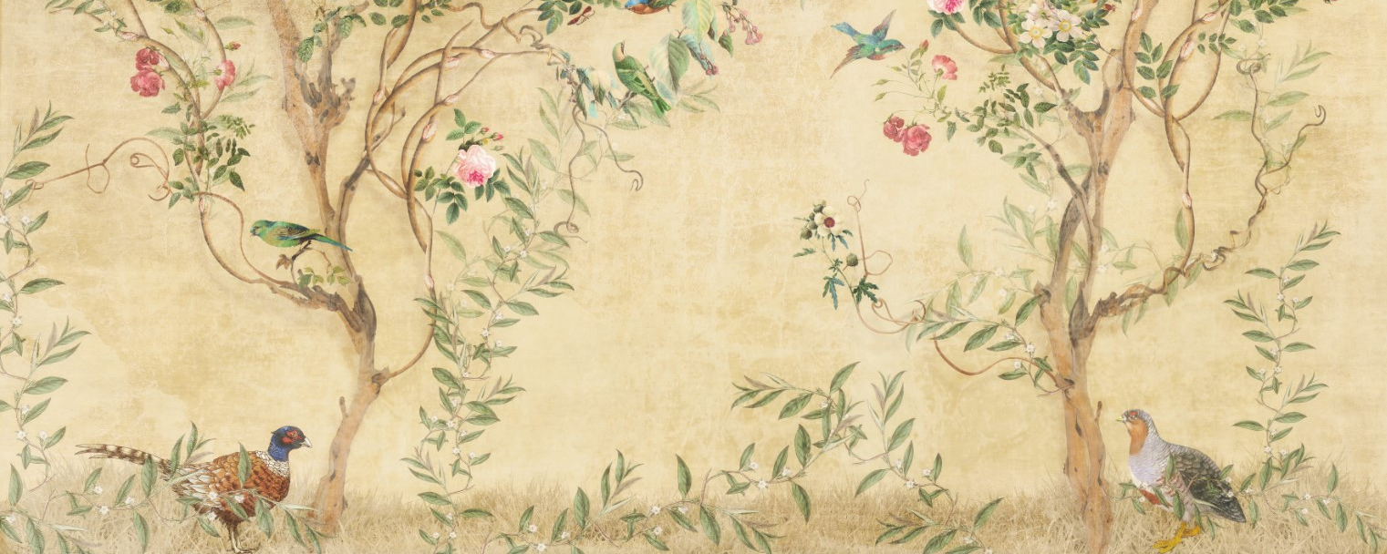 Retro Çin Tarzı Bahçe