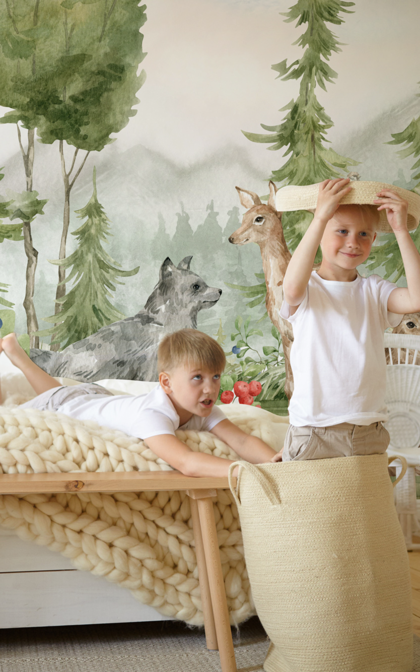 Spring Trees & Animals