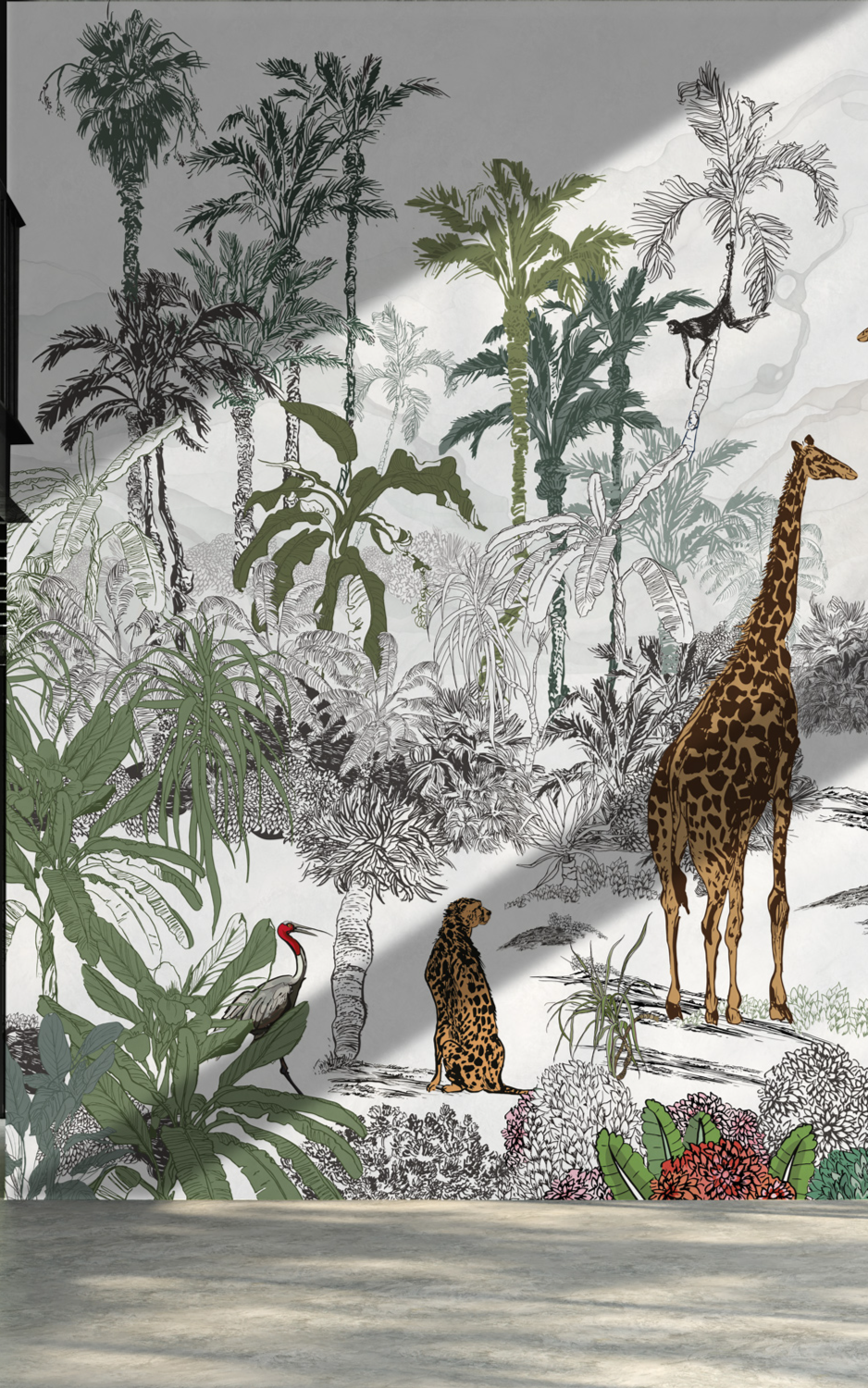 Hand Drawn Tropical Forest