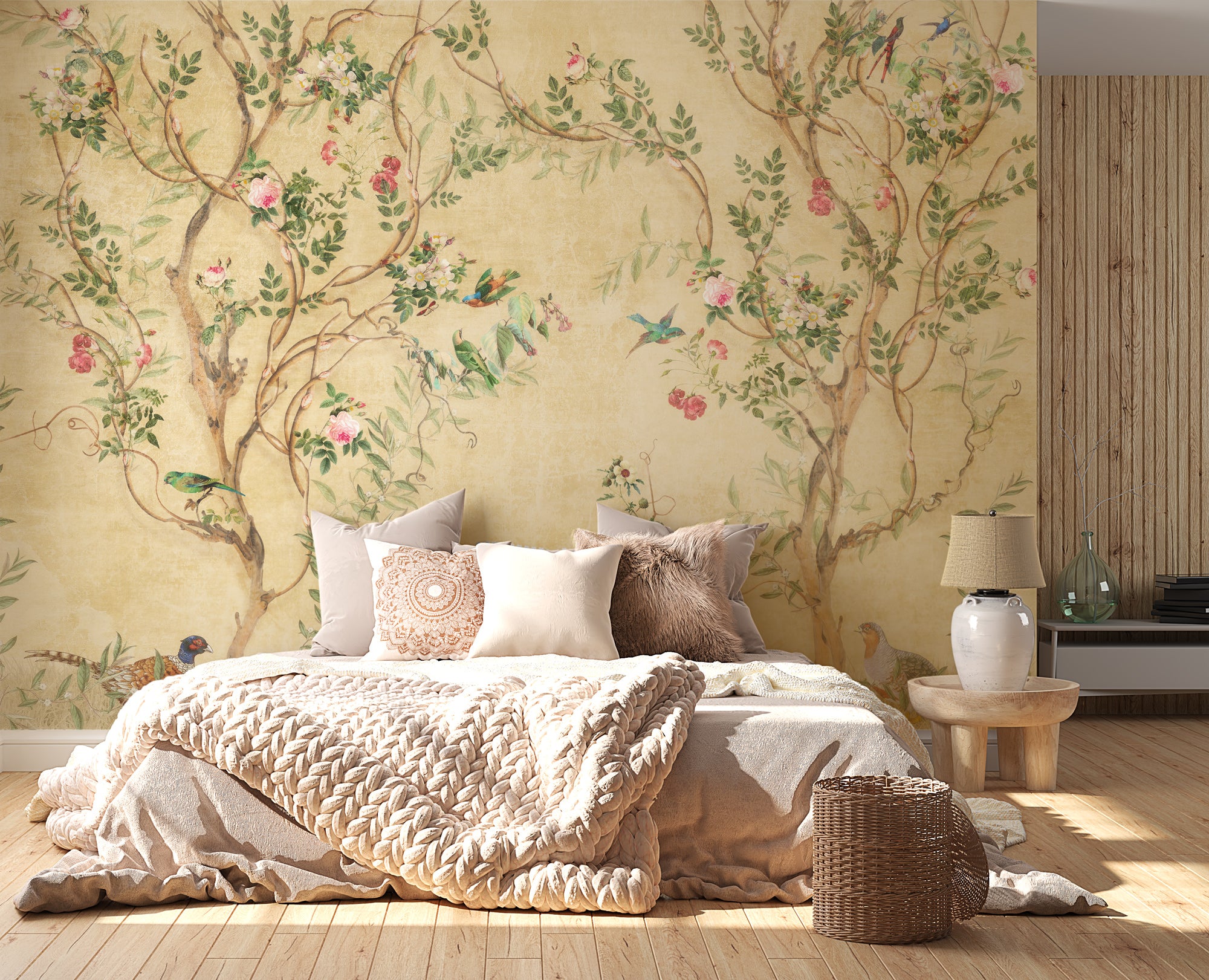 Retro Çin Tarzı Bahçe