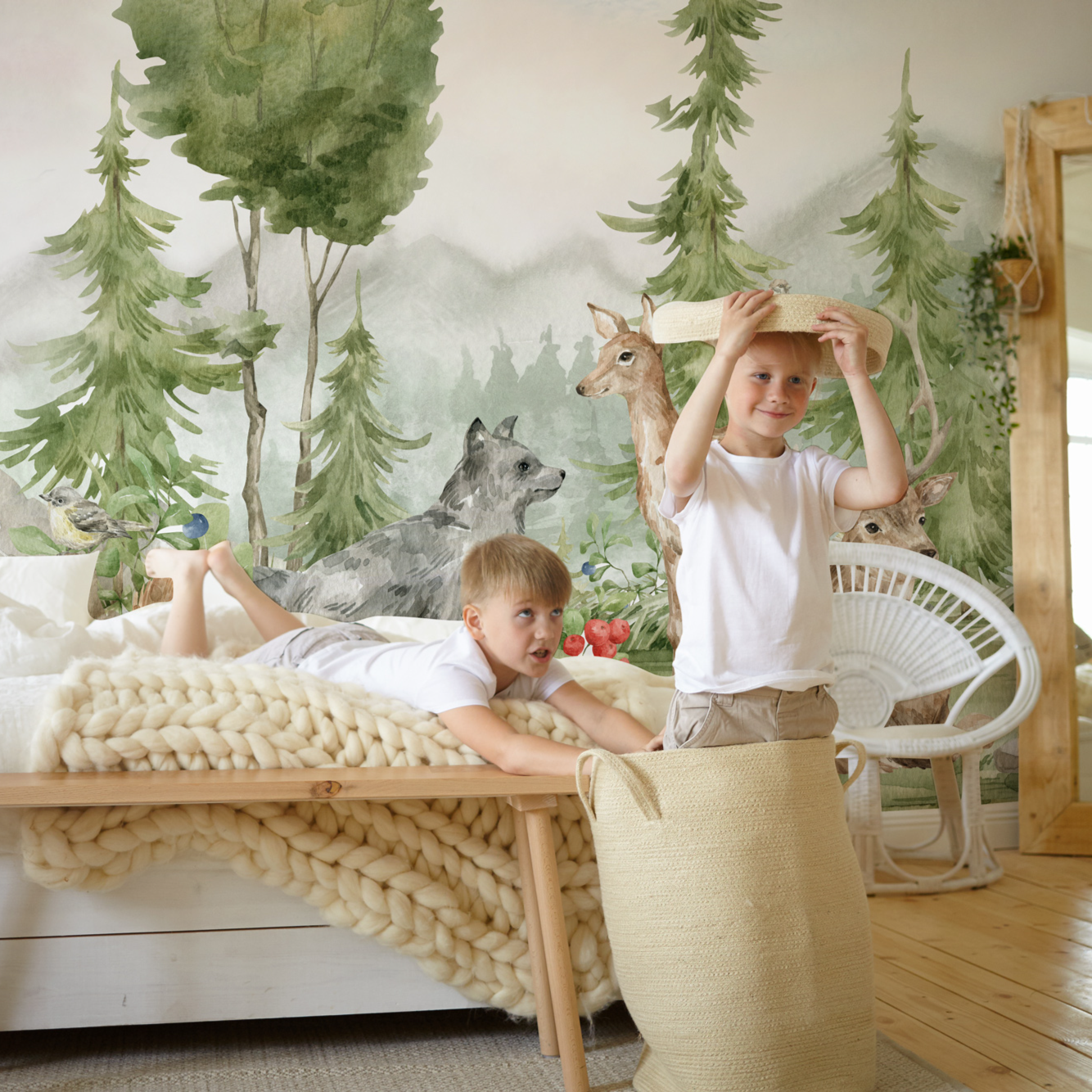 Spring Trees & Animals