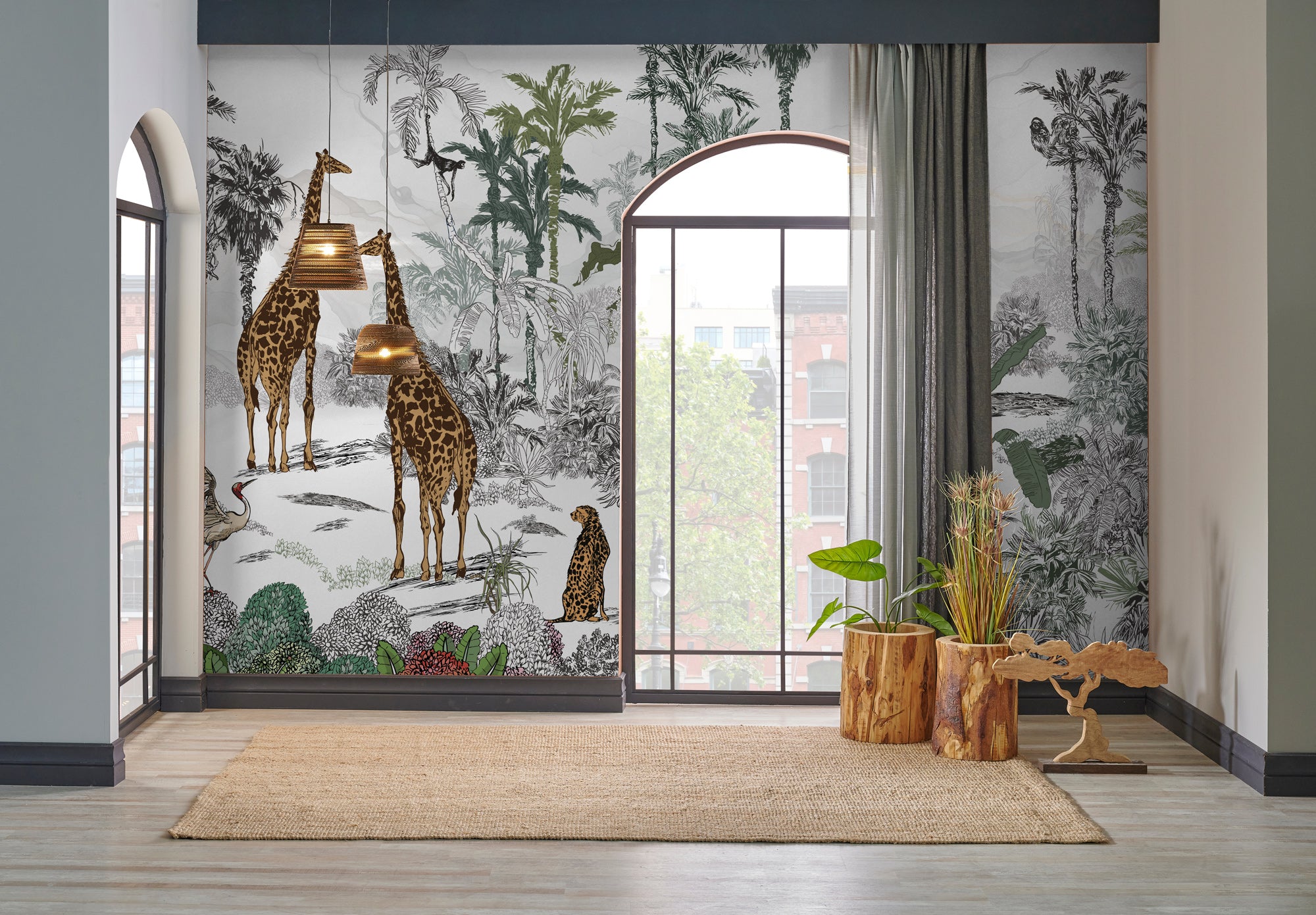 Hand Drawn Tropical Forest