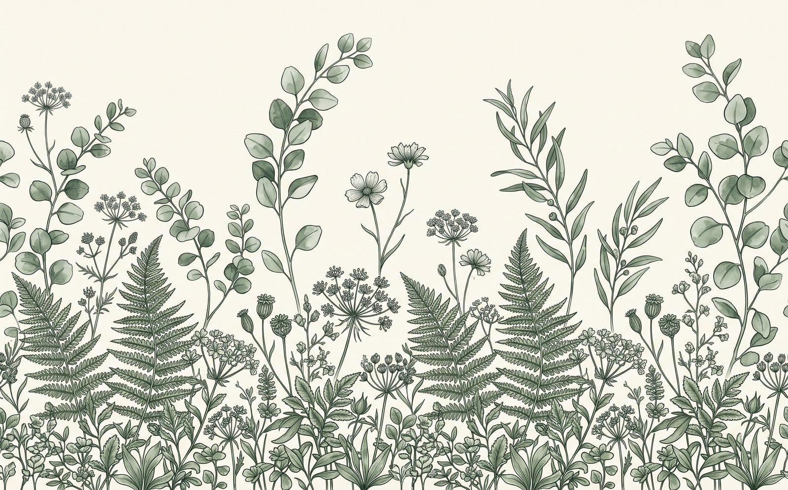 A4-size, landscape-printed general view sample piece — the whole design scaled down.