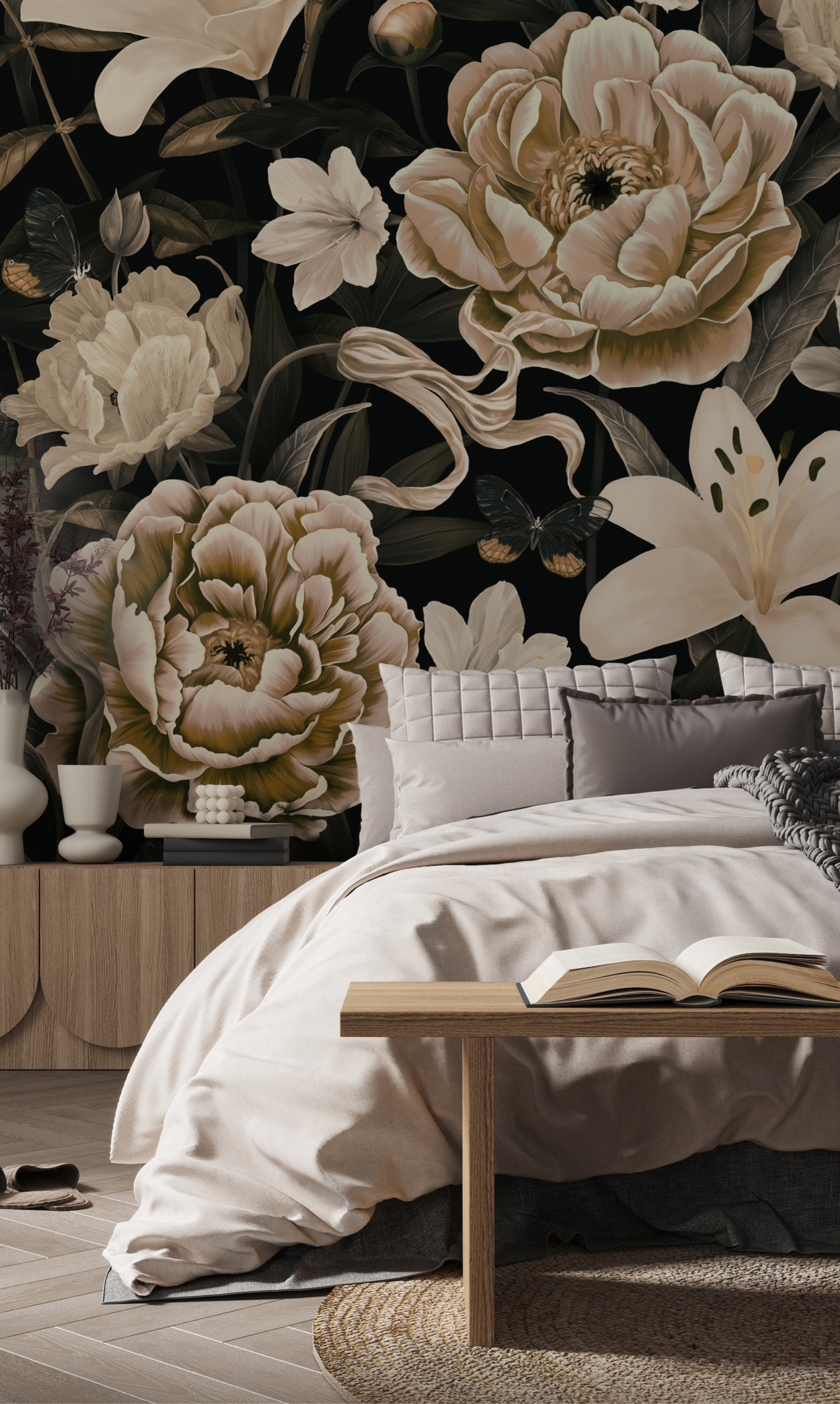 Koyu Güzel Çiçekler