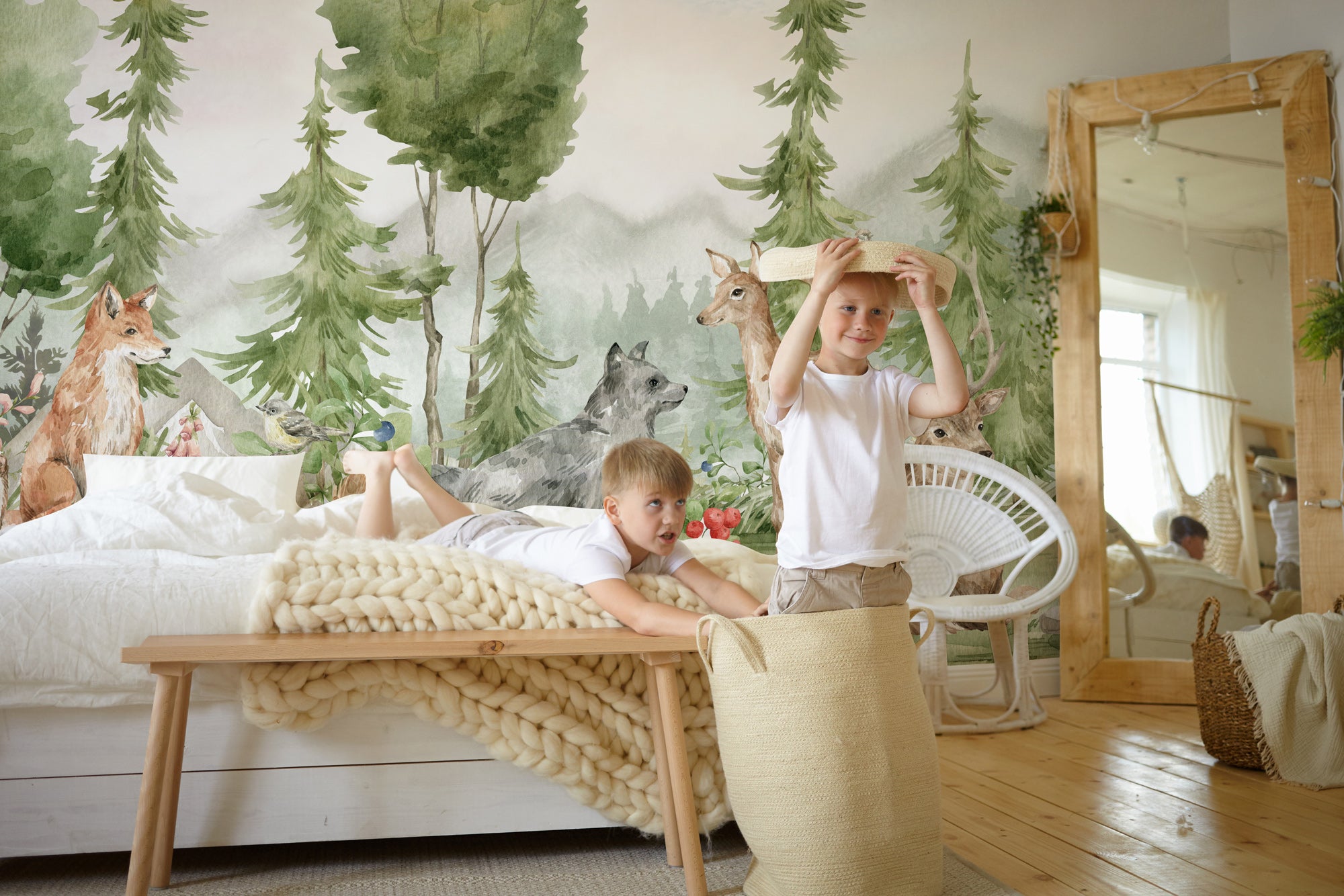 Spring Trees & Animals