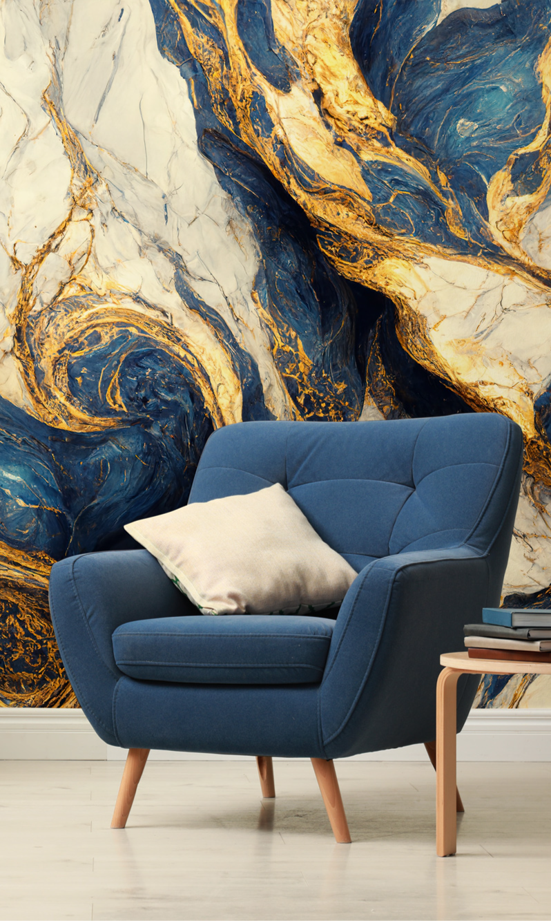 Mavi, Altın ve Beyaz