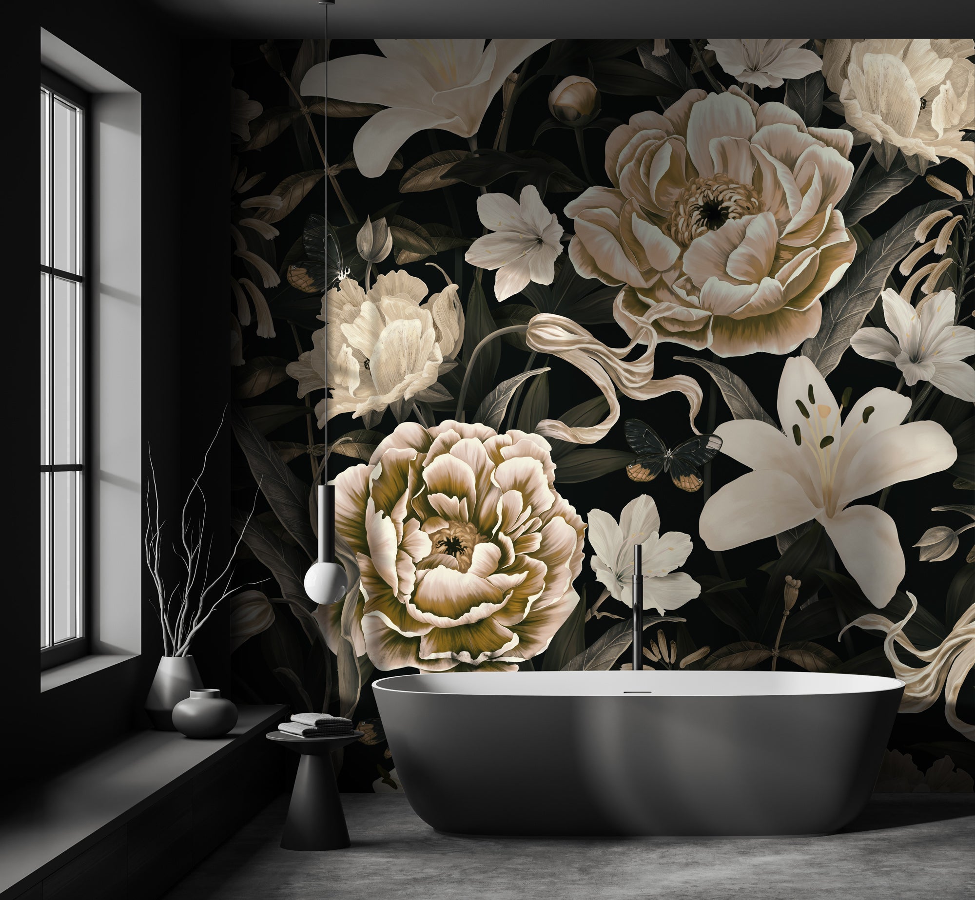 Koyu Güzel Çiçekler