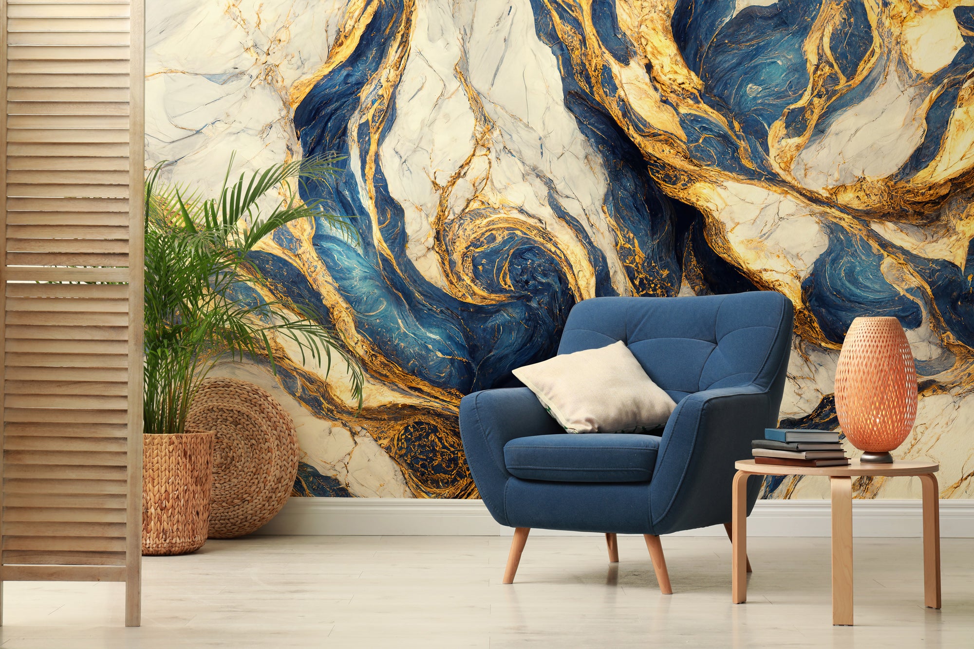 Mavi, Altın ve Beyaz