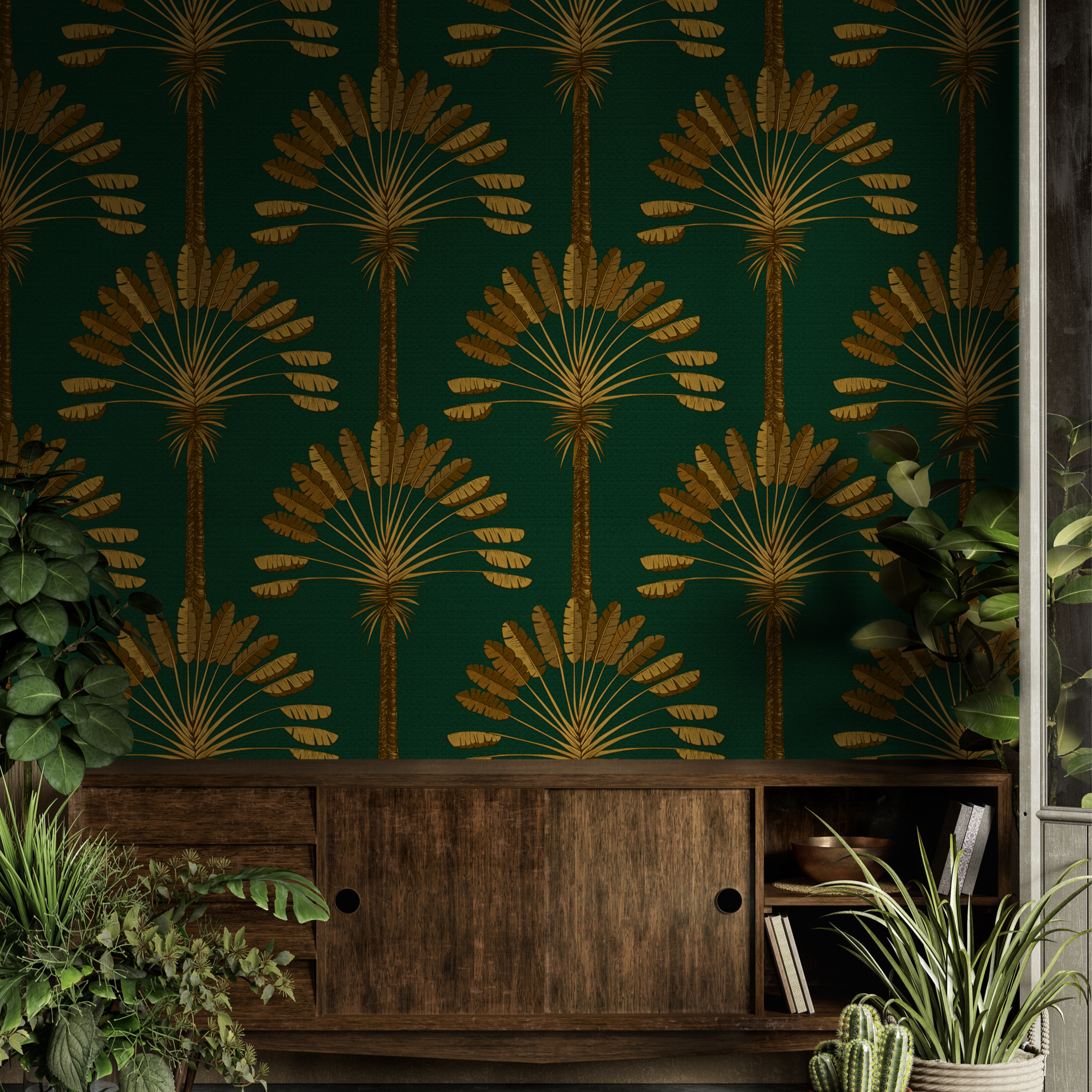 Altın Palmiye Ağaçları