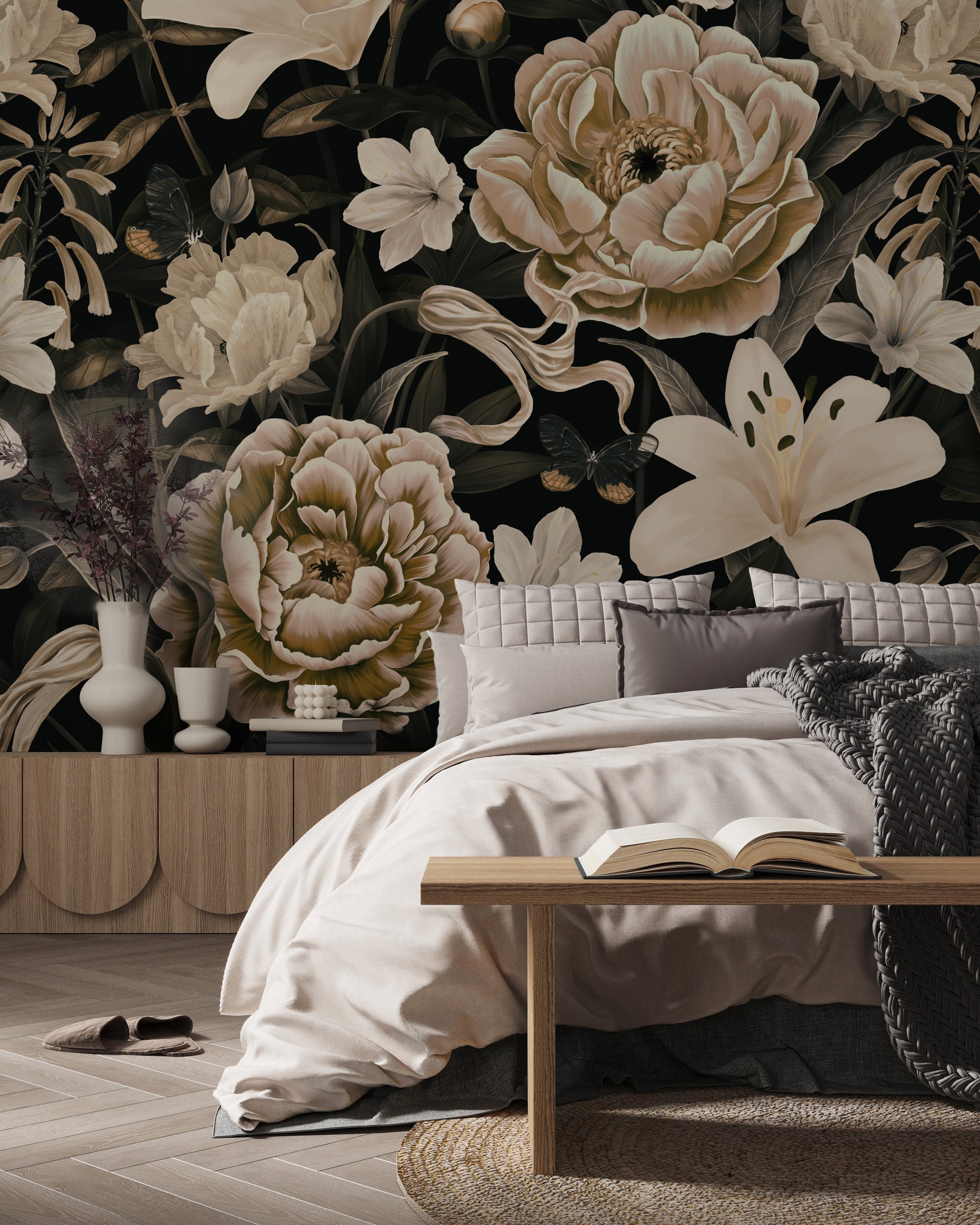 Koyu Güzel Çiçekler