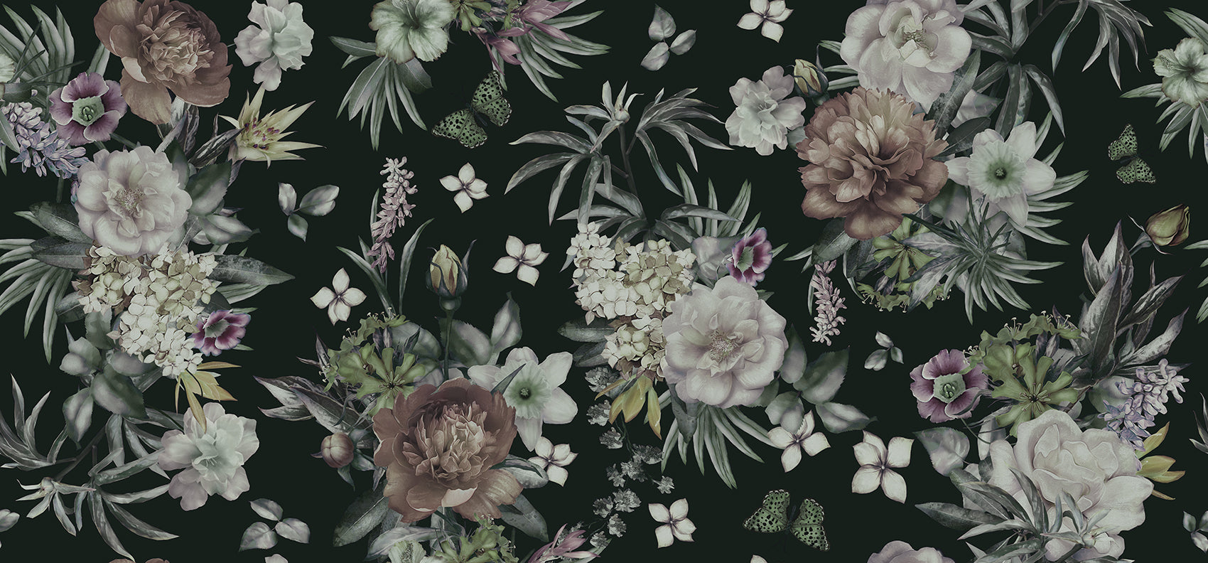 Soft Green Flower Shades