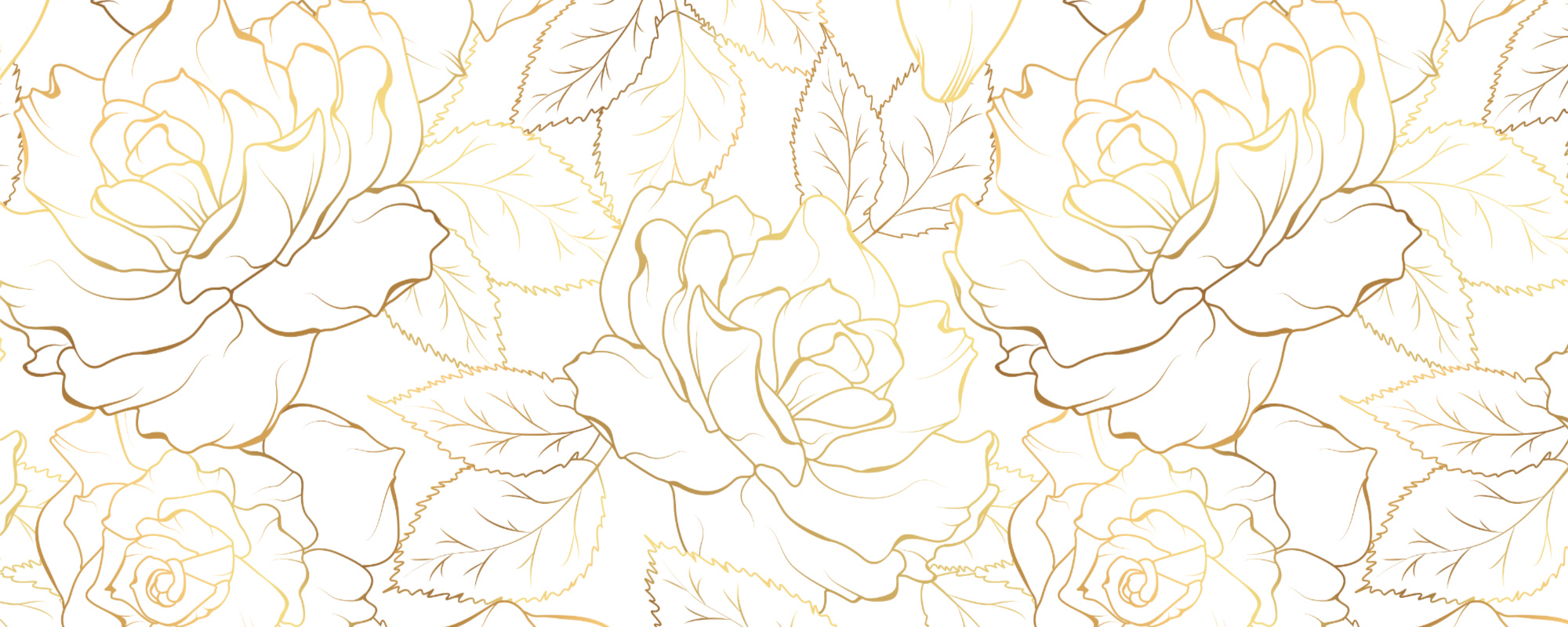 Zarif Altın Çiçekler